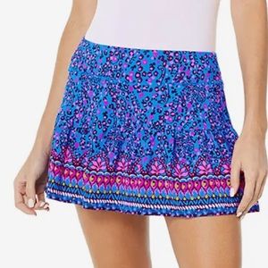 NWT Lilly Pulitzer Gardenia Skort growl and prowl